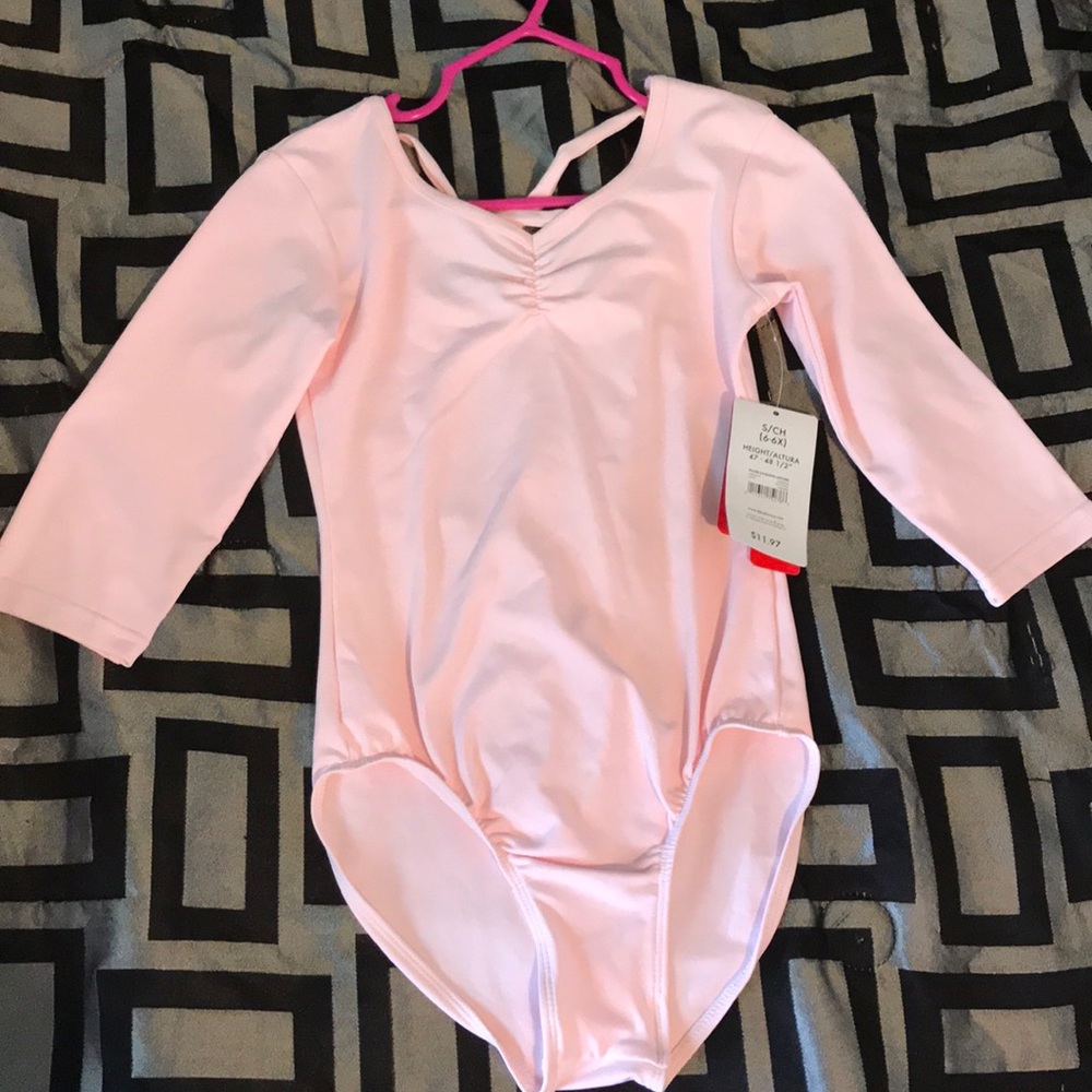 Pink leotard
